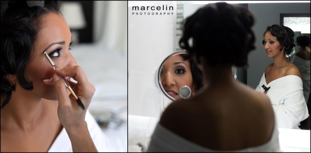 bride getting ready at the palms hotel miami beach